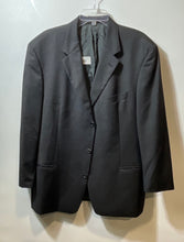 Load image into Gallery viewer, Boss Hugo Boss Mens Dark Gray Notch Lapel Long Sleeve Three Button Blazer Sz 46R