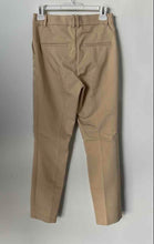Load image into Gallery viewer, H&M Womens Beige Flat Front Stretch Pockets Straight Leg Dress Pants Size 4