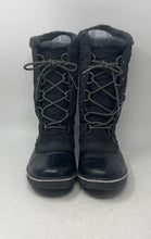 Load image into Gallery viewer, JBU By Jambu Womens Lorna Encore Black Faux Fur Lace-Up Snow Boots Size 9.5M