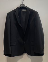 Load image into Gallery viewer, Michael Kors Mens Black Long Sleeve Notch Lapel Two-Button Blazer Size 54R