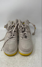 Load image into Gallery viewer, Nike Boys Air Force 1 High 653998-011 Cream Yellow Lace-Up Sneaker Shoes Size 7Y