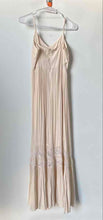 Load image into Gallery viewer, Forever 21 Womens Beige Lace Sleeveless V-Neck Back Zip Maxi Dress Size Small