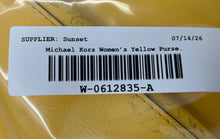 Load image into Gallery viewer, Michael Kors Womens Rivington Yellow Leather Studded Inner Pocket Tote Purse