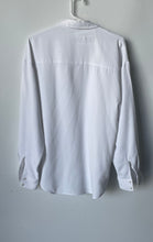 Load image into Gallery viewer, Express Womens White Long Sleeve Boyfriend Portofino Button-Up Shirt Size M