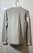 Load image into Gallery viewer, Eco University Mens Gray Long Sleeve Polo Shirt Size Medium With Tag