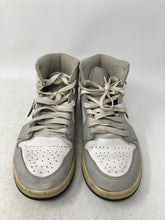 Load image into Gallery viewer, Nike Womens Air Jordan 1 Mid BQ6472-015 Gray White Sneaker Shoes Size 9.5