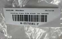 Load image into Gallery viewer, Igloo Essentials Black White Folding Piano Keyboard For Kids With Box Untested