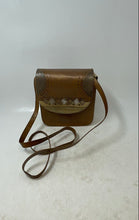 Load image into Gallery viewer, Margaret Jerrold Womens Brown Gold Bronze Shoulder Crossbody Handbag