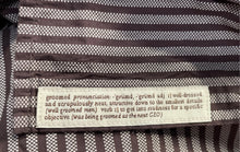 Load image into Gallery viewer, Perry Ellis Mens Brown Striped Print Collared Long Sleeve Button-Up Shirt Size S