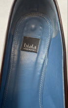 Load image into Gallery viewer, Biala Womens Brown Leather Slip-On Almond Toe Block Pump Heels Size 9M
