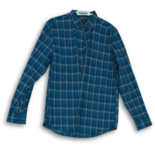 Load image into Gallery viewer, Alfani Mens Green Plaid Long Sleeve Button-Up Shirt Size Medium