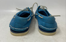 Load image into Gallery viewer, Timberland Mens Classic A1B83 Blue Leather Lace-Up 2-Eye Boat Shoes Size 8.5