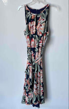 Load image into Gallery viewer, Tahari Womens Multicolor Floral Sleeveless Back Zip Maxi Dress Size 14