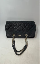 Load image into Gallery viewer, Kate Spade Womens Carey Black Quilted Leather Chain Double Handle Tote Bag