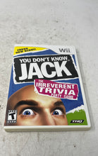 Load image into Gallery viewer, Nintendo Wii You Don't Know Jack Irreverent Trivia Party Video Game Not Tested