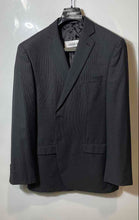 Load image into Gallery viewer, DKNY Mens Black Long Sleeve Notch Lapel Single-Breasted Two-Button Blazer Sz 44R