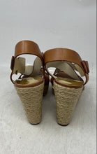 Load image into Gallery viewer, Michael Kors Womens Giovanna Brown Espadrille Wedge Strappy Sandals Size 6M