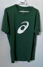 Load image into Gallery viewer, Asics Mens Green Short Sleeve Crew Neck Pullover T-Shirt Size Large