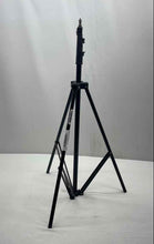 Load image into Gallery viewer, Trimax N7307 Black Compact Heavy-Duty Adjustable Collapsed 7ft Tripod Stand
