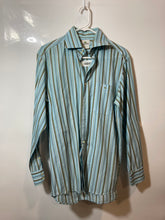 Load image into Gallery viewer, Lacoste Mens Multicolor Striped Cotton Collared Long Sleeve Dress Shirt Size 40