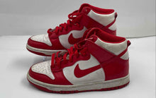 Load image into Gallery viewer, Nike Kids Dunk High DB2179-106 Red White Leather Lace-Up Sneaker Shoes Size 7Y