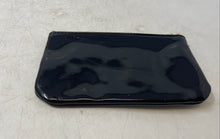 Load image into Gallery viewer, Victoria's Secret Womens Black Patent Leather Embossed Logo Coin Wallet