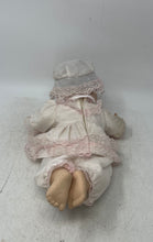 Load image into Gallery viewer, White Pink Brown Hair And Eyes Fashion Porcelain Play Baby Doll