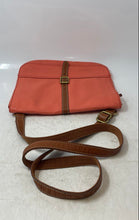 Load image into Gallery viewer, Fossil Womens Brown Orange Adjustable Strap Shoulder Crossbody Handbag