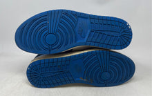 Load image into Gallery viewer, Nike Mens Air Jordan 1 Retro High Blue White And Black Sneaker Shoes Size 12