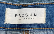 Load image into Gallery viewer, Pacsun Womens Blue Medium Wash Stretch Skinny Leg Ankle Jegging Jeans Size 28
