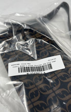 Load image into Gallery viewer, Fossil Womens Black Signature Print Adjustable Strap Inner Pocket Shoulder Bag