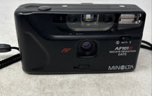 Load image into Gallery viewer, Minolta AF101R Black Red Eye Reduction Date Film Camera Not Tested