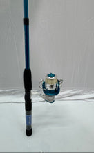 Load image into Gallery viewer, Shakespeare Catch More Fish Blue Black Fishing Spinning Rod & Reel Combo
