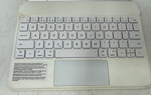Load image into Gallery viewer, White Magnetic Wireless Bluetooth Keyboard Folio Case With Touchpad For iPad