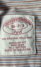 Load image into Gallery viewer, Brooks Brothers Mens Multicolor Striped Cotton Non-Iron Dress Shirt Size 16-2/3