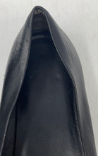 Load image into Gallery viewer, Authentic Tory Burch Womens Black Leather Slip-On Ballet Flats Size 8 Damaged