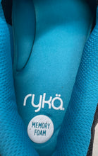 Load image into Gallery viewer, Ryka Womens Inspire Black Blue Memory Foam Lace-Up Sneaker Shoes Size 9.5W