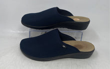 Load image into Gallery viewer, Fly Flot Womens Navy Blue Anatomic Anti-Shock Slip-On Mule Sandals Size EUR 41