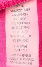 Load image into Gallery viewer, Calvin Klein Womens Fuchsia Round Neck Tulip Sleeve Back Zip Sheath Dress Size 6