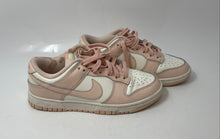 Load image into Gallery viewer, Nike Womens Dunk Low White Light Pink Low Top Lace-Up Sneaker Shoes Size 7