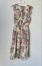 Load image into Gallery viewer, Abercrombie & Fitch Womens Multicolor Floral Ruffle Sleeve Midi Dress Size S