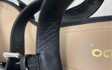 Load image into Gallery viewer, Aldo Womens Platina Black Leather Open Toe Adjustable Strap Platform Heels Sz 10