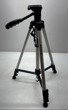 Load image into Gallery viewer, Ambico Black Aluminum Adjustable Legs Foldable Tilt Head Camera Tripod