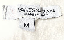 Load image into Gallery viewer, Vanessa Zani Womens White Embroidered Short Sleeve Blouse Top Size M