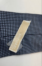 Load image into Gallery viewer, Michael Kors Mens Blue Printed Keeper Loop Adjustable Formal Pointed Tie