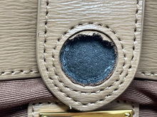 Load image into Gallery viewer, Authentic Lauren Ralph Lauren Womens Newbury Brown Leather Satchel Bag Damaged