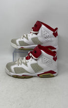 Load image into Gallery viewer, Nike Kids Jordan 6 Retro 384665-113 White Red Basketball Shoes Size 6.5Y