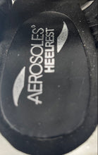 Load image into Gallery viewer, Aerosoles Heelrest Womens Black Block Heel Slingback Sandals Size 7M