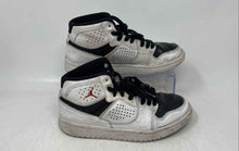 Load image into Gallery viewer, Nike Boys Air Jordan Access Mid White Black Leather Sneakers Shoes Size 4Y
