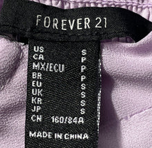 Load image into Gallery viewer, Forever 21 Womens Lilac Sweetheart Neck Spaghetti Strap Midi A-Line Dress Size S
